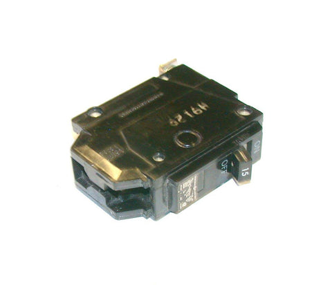 GENERAL ELECTRIC 15 AMP SINGLE-POLE CIRCUIT BREAKER 120/240 VAC MODEL QB115