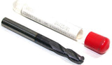 Fullerton 30806 1/4" Diameter 1/4 shank 3 Flute TIALN Coat Carbide Ball End Mill