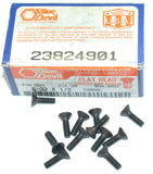 Blue Devil 6-32 x 1/2 Flat Head Black Oxide Steel Socket Cap Screws 100 pk 19024