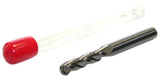 7/32" Diameter 1/4in shank 3 Flute Carbide Ball Single End End Mill