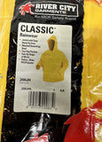 MCR 200JH Classic Rainwear Rain Jacket Attached Hood L Yellow Waterproof PVC