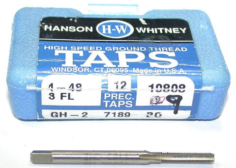 Lot of 9 New Hanson 4-48 NF GH2 3 Bottom Taps 10808