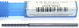 Niagara 56023 3/32" Diameter 1/8" Shank 4 Fl TiAlN Coat Carbide Ball End Mill