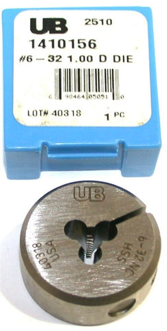 Union Butterfield 1410156 3/4"-16NF HSS Adjustable Round Thread Die 2" OD