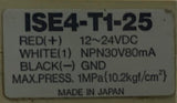 SMC ISE4-T1-25 Pressure Switch 24 VDC 1MPa 1/8" NPT