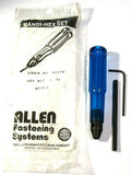 Allan Fastening Systems Metric Handi-Hex Set 81330 4mm No. 607 Driver