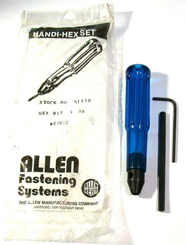 Allan Fastening Systems Metric Handi-Hex Set 81330 4mm No. 607 Driver