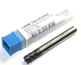 Niagara N61991 1/4" diameter 1/4" Shank 4 Flute Carbide ALTiN Coat End Mill New