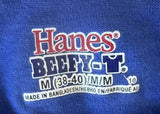 Hanes Men's Walt Disney World Graphic Blue Short Sleeve Shirt Size Medium