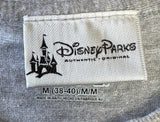 Disney Men's Mickey Mouse Leader of Parade Gray Short Sleeve Shirt Size Medium