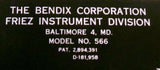 Bendix Psychron 566 Psycrometer With Case