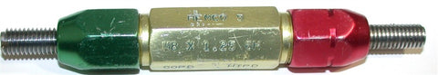 Hemco M8 X 1.25 6H Thread Gage Go/No Go Plug Gage