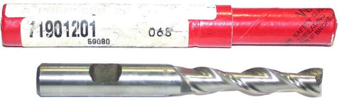 Regal 71901201 5/16" 2 Flute 3/8" Shank HSS High Helix Long End Mill