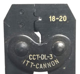 ITT-CANNON CCT-DL-3 Hand Crimping Tool 18-20