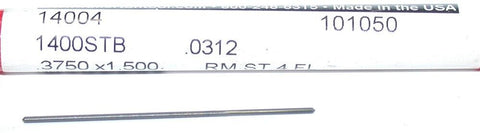 Fullerton 14004 4-Flute Straight Flute .0312" Carbide Reamer