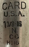 Card U.S.A 1 3/8-16 Plug Hand Tap 4 Flute N CG HS16
