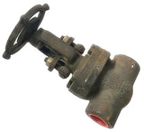 R-P&C Valve F80D Globe Valve 3/4" A105 Steel Disc CR-13 Seat H.F. Body F.S.