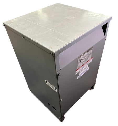 Square D 45T3H 45 KVA Transformer 480V HV 208/120V LV 3 Phase 60 Hz