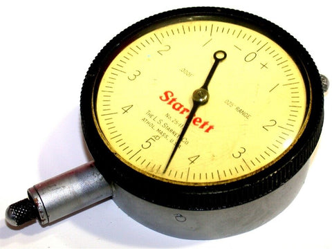 Starrett Model 25-111 Dial .0001" 2 1/4" Diameter Precision Indicator