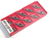 Lot of 10 Mitsubishi VBGT1604V5-FJVP10RT Carbide Turning Inserts