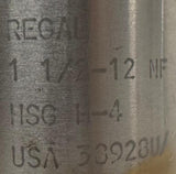 Regal Cutting Tools 1 1/2-12 NF Bottom Hand Tap 6 Flute HSG H-4