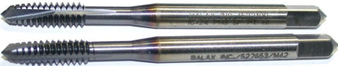Lot of 2 Balax 30063 10-24 PH3 Spiral Point TiCN Coated Taps