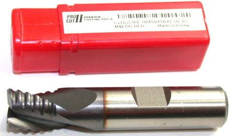 ProCut II CV72CS164 1/2" Diameter 1/2" Shank 3 flute TiCN Coat Roughing End Mill