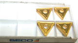 Lot of 4 New SECO TNMG220408-M5 TP 40 Carbide Turning Inserts