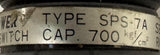 Riken Seiki SPS-7A Pressure Switch 700 kgf/cm²