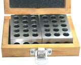 Fowler 52-439-031-0 1-2-3 Blocks with 31 Holes w/Case