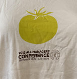 Loomstate Women's Chipotle 2012 All Managers Conference Beige Shirt Size X-Small