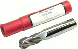 Carbide Tool 15/32"(.468") Diameter 4 Flute Micro Carbide Ball End Mill