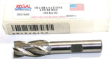 Regal 050218AM 1/2" Diameter 1/2 inch Shank 4 Flute Single End HSS End Mill