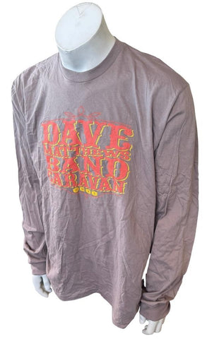 American Apparel Men's Dave Matthews Band Caravan 2011 Brown Shirt Size XL