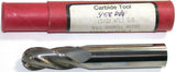 Carbide Tool 15/32"(.468") Diameter 4 Flute Micro Carbide Ball End Mill