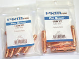 Lot of 10 PRM Pro 10N32 3/32" TIG Welding Collet Body