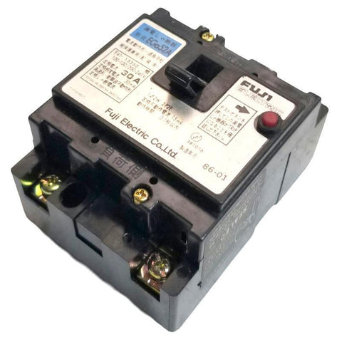 Fuji EGa52A Circuit Breaker 30A 100-240V 30mA 2.5kA 2P2E