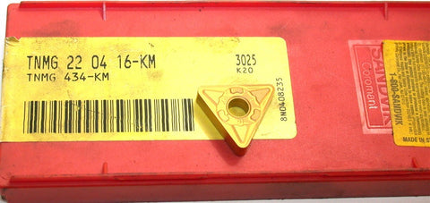 Lot of 9 New Sandvik TNMG 22 04 16-KM 3025 Indexable Turning Carbide Inserts