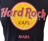 Pimatee Women's Hard Rock Cafe Mars Graphic Black Short Sleeve Shirt Size Large
