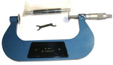 5 to 6" .0001" Flange Disc Micrometer W/Case and master