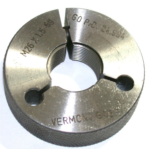 Vermont M26 X 1.5-6g Adjustable Thread Ring Go Gage