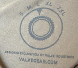 Valve Gear Men's WTMD 89,7 Desert Island Songs Beige Short Sleeve Shirt Large