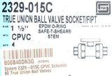 Spears 2329-015C True Union Ball Valve Socket FIPT 1-1/2" ACBEBE 73°F 235psi