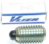 Lot of 3 New Vlier M-62 5/8"-11 1-1/16" Thread Length Stubby Spring Plungers
