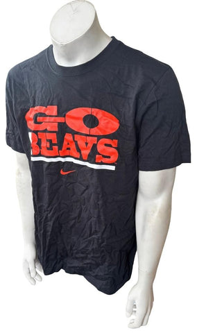Nike Dri-Fit Men's Oregon State Go Beavs OSU Black Short Sleeve Shirt Size Large
