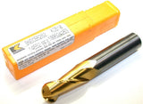 Kennametal BNEC562S2 KC610 9/16 Dia 9/16" shank 2 Fl Solid Carbide Ball End Mill