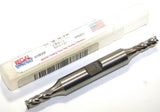 Regal 051083 3/16" Diameter 3/8" Shank 4 Flute Double End HSS End Mill