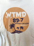 Valve Gear Men's WTMD 89,7 Desert Island Songs Beige Short Sleeve Shirt Large