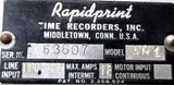 Rapidprint AN1 Time Recorder Line Input 110-60 18A Max Intermittent