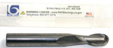 Blue Chip 49149020 5/16" Diameter 5/16in shank 2 Flute Carbide Ball End Mill